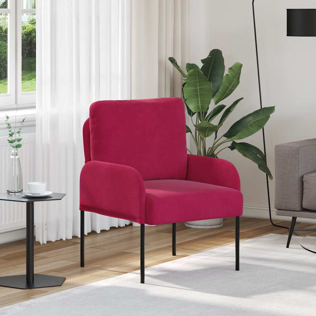 Canapele cu pernă 55cm Roșu Vin placaj