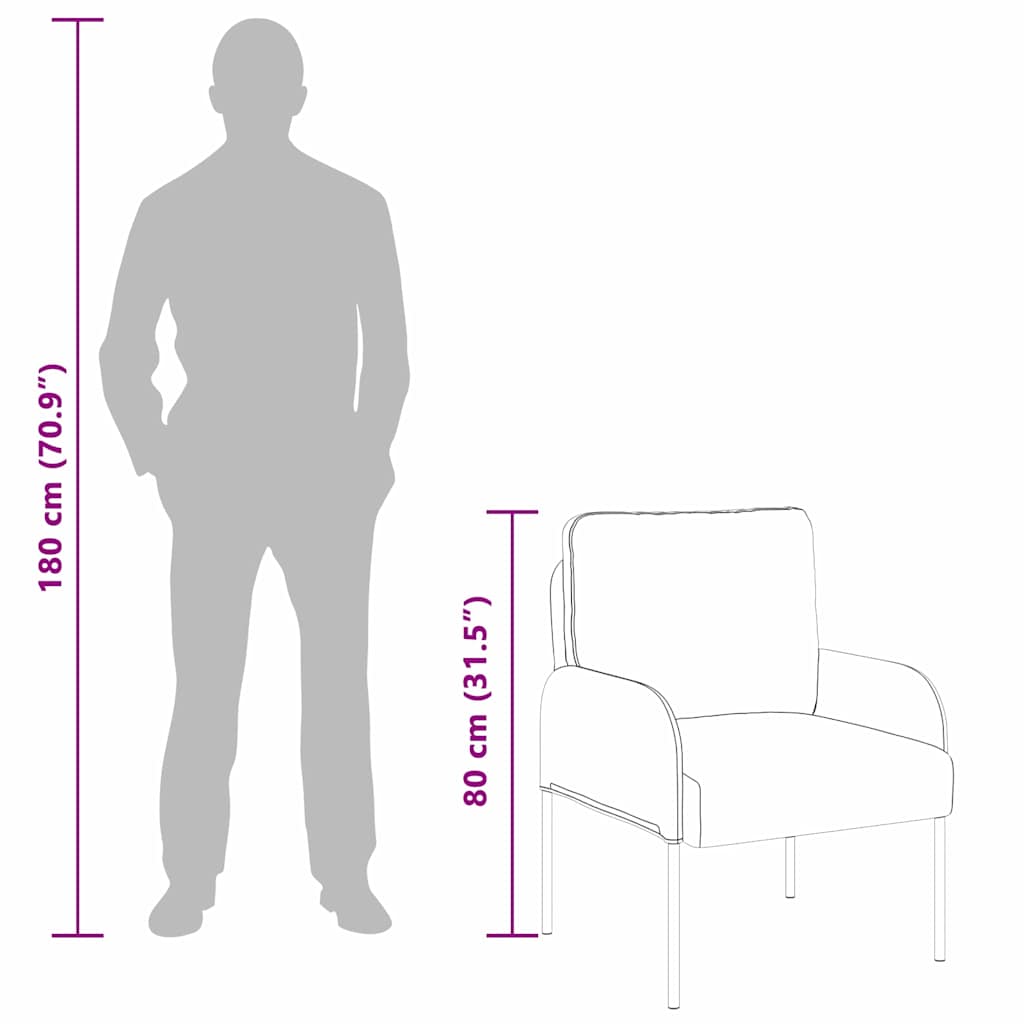 Canapele cu pernă 55cm Galben placaj