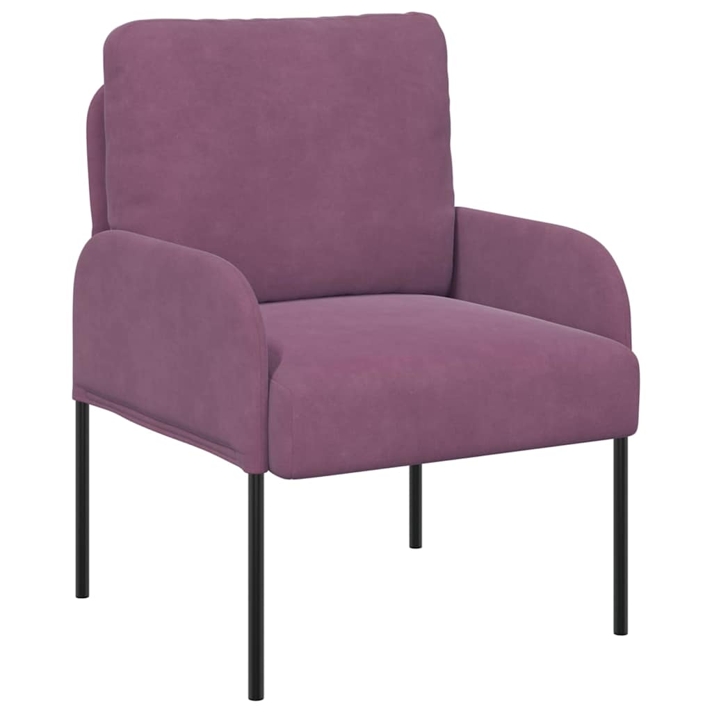 Canapele cu pernă 55cm Violet placaj