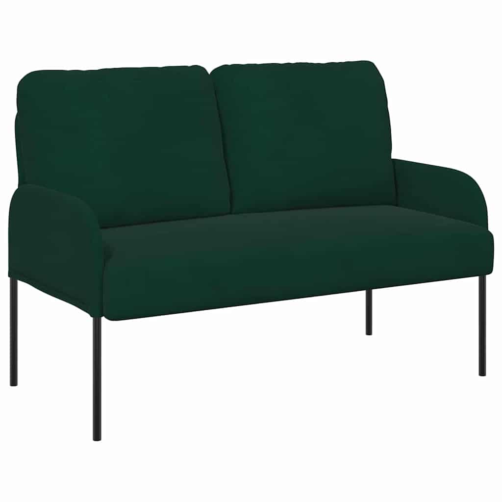 Canapele cu pernă 110cm Verde închis placaj