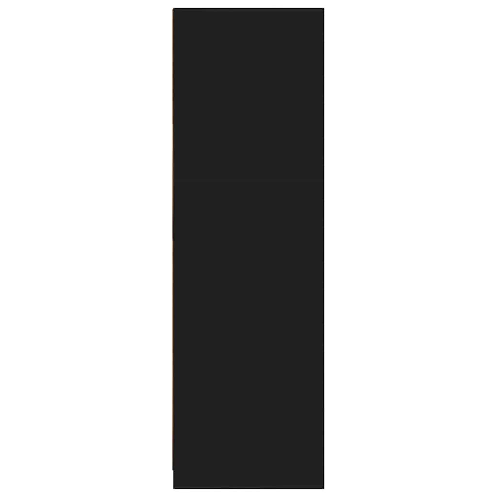 Dulap cu sertar cu ușă Negru 79,5 x 49 x 156 cm Lemn prelucrat