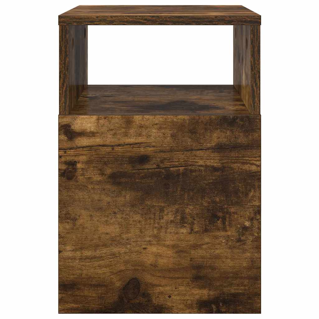 Masă laterală 2 pcs Stejar fumuriu 30,5 x 30 x 45 cm