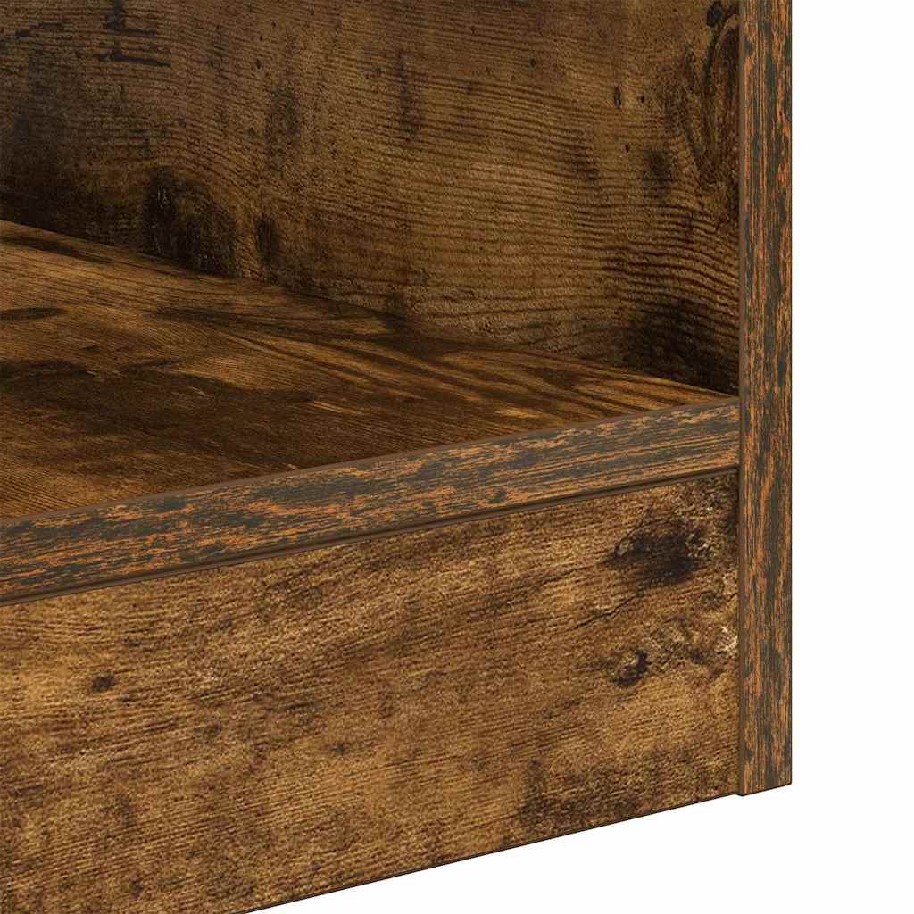 Masă laterală 2 pcs Stejar fumuriu 40,5 x 40 x 45 cm