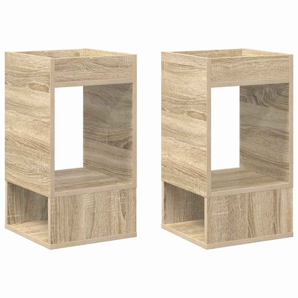 Masă laterală 2 pcs Stejar Sonoma 30 x 30 x 56 cm Lemn compozit