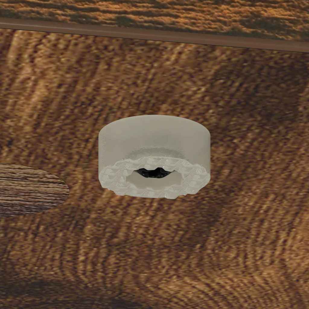 Masă laterală 2 pcs Stejar fumuriu 30 x 30 x 56 cm