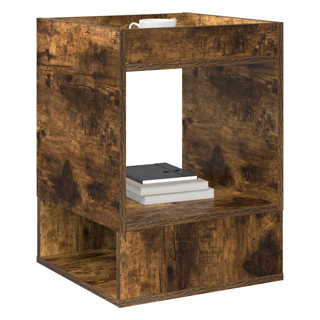 Masă laterală 2 pcs Stejar fumuriu 40 x 40 x 56 cm