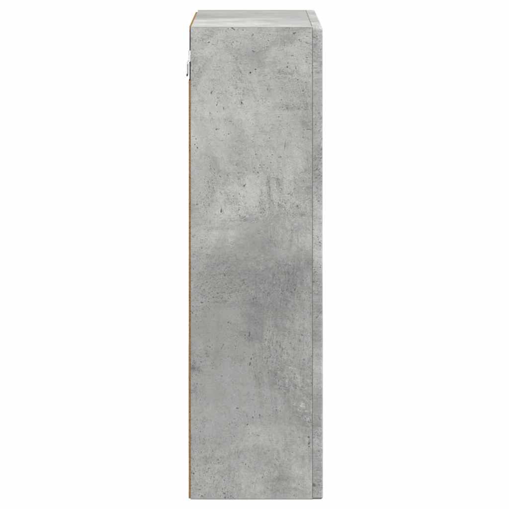 Dulap suspendat Gri din beton 59 x 20 x 71.5 cm Lemn compozit
