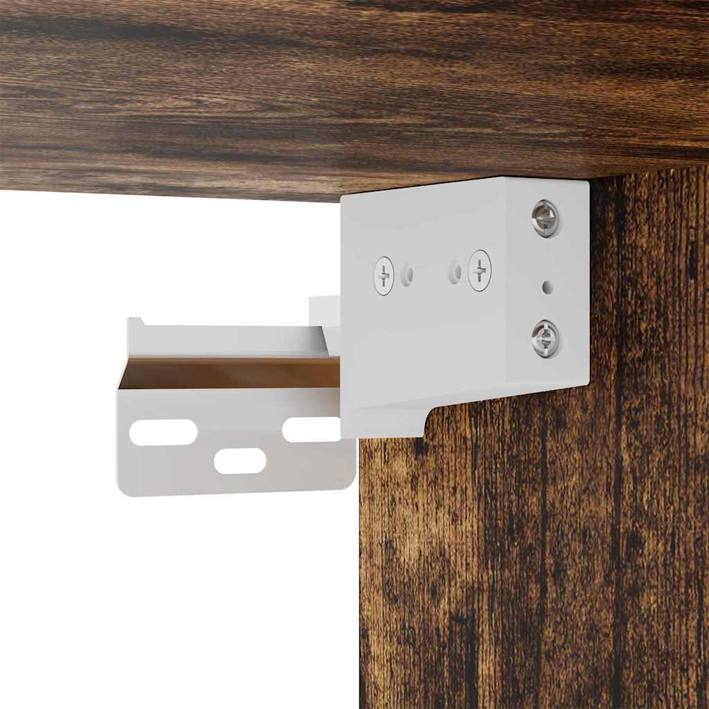 Dulap suspendat Stejar fumuriu 59 x 20 x 71.5 cm Lemn compozit