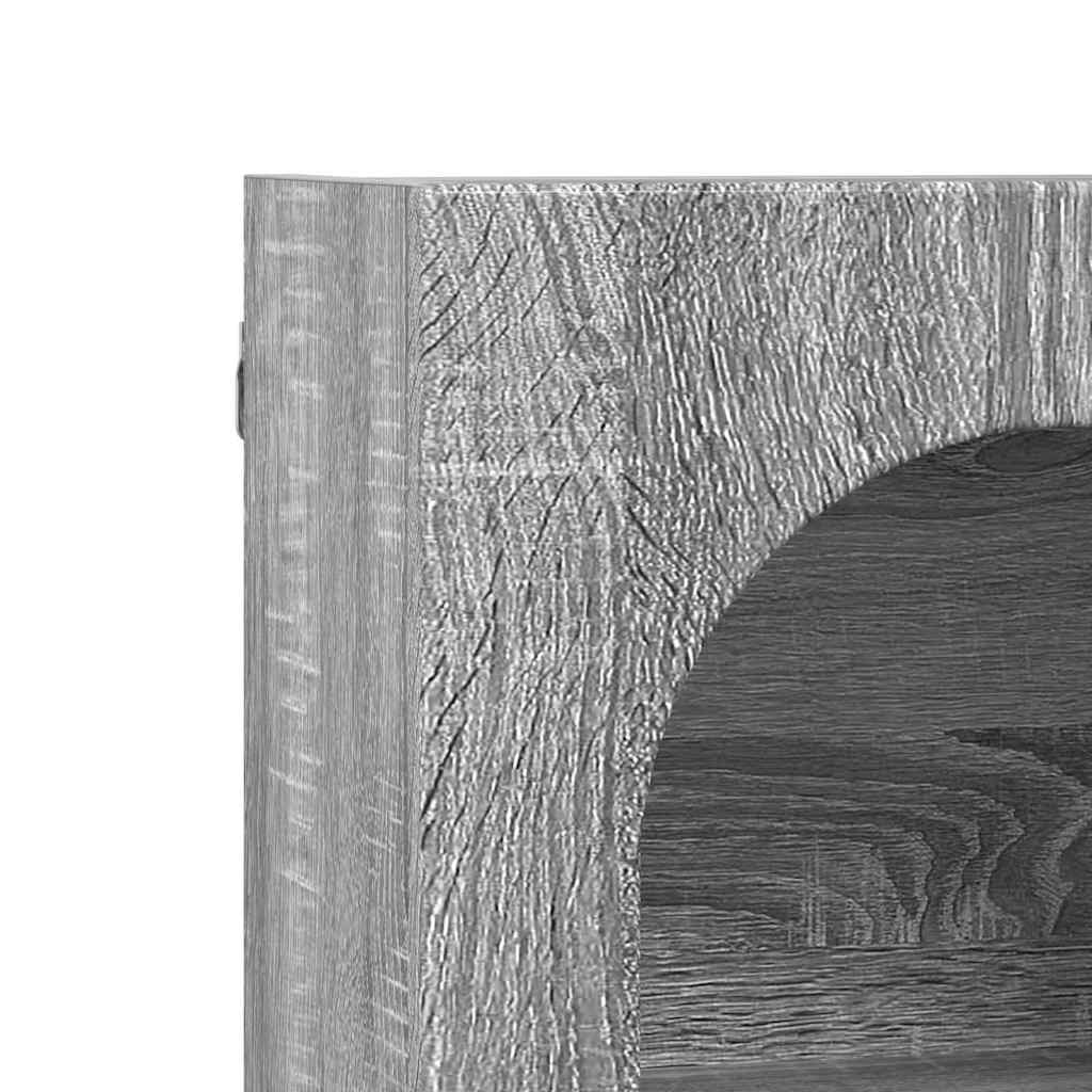 Dulap suspendat Gri Sonoma 59 x 20 x 71.5 cm Lemn compozit