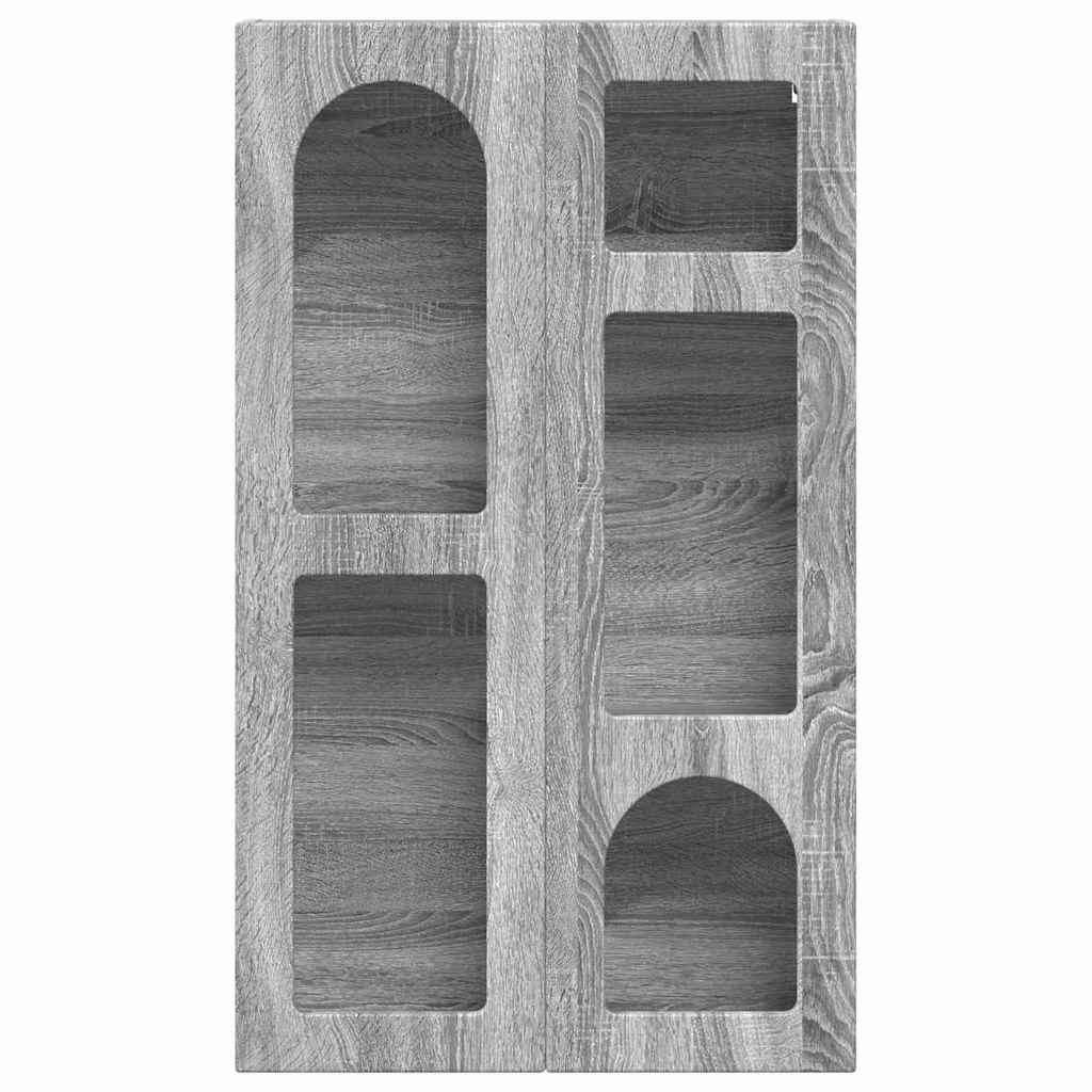Dulap suspendat Gri Sonoma 59 x 20 x 100 cm Lemn compozit