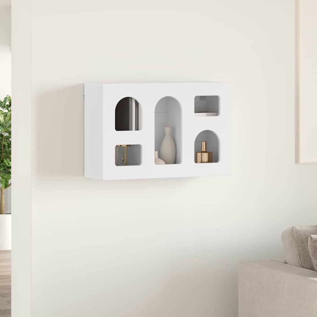 Dulap suspendat cu raft Alb 60 x 20 x 40 cm Lemn compozit