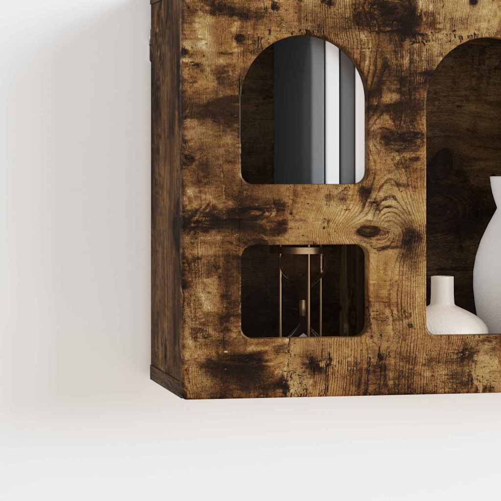 Dulap suspendat Stejar fumuriu 60 x 20 x 40 cm Lemn compozit