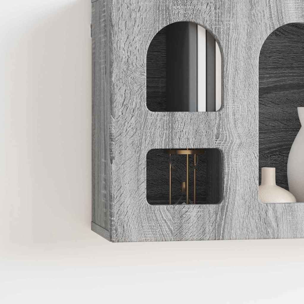 Dulap suspendat Gri Sonoma 60 x 20 x 40 cm Lemn compozit