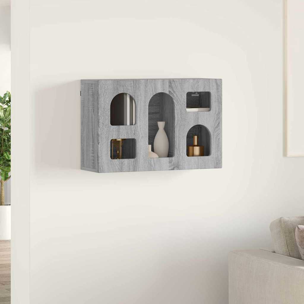 Dulap suspendat Gri Sonoma 60 x 20 x 40 cm Lemn compozit