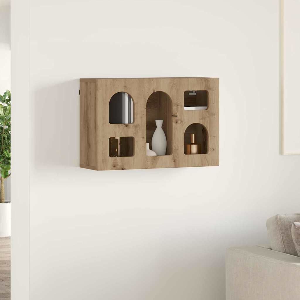 Dulap suspendat Stejar Artizanal 60 x 20 x 40 cm Lemn compozit