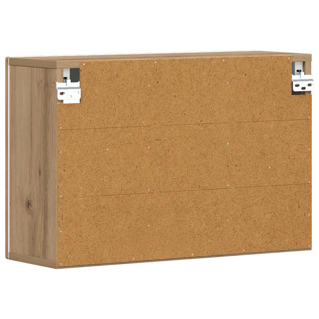 Dulap suspendat Stejar Artizanal 60 x 20 x 40 cm Lemn compozit
