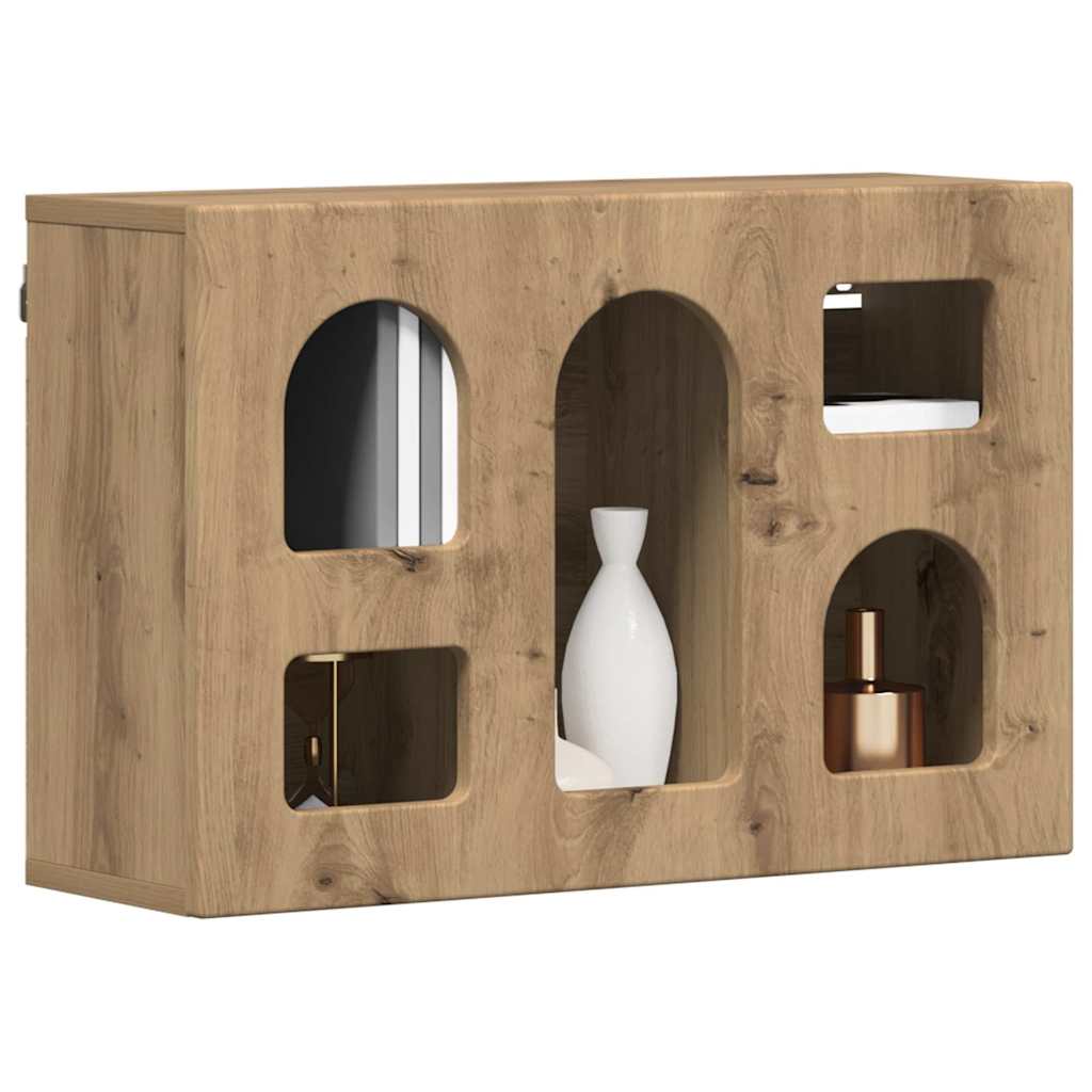 Dulap suspendat Stejar Artizanal 60 x 20 x 40 cm Lemn compozit