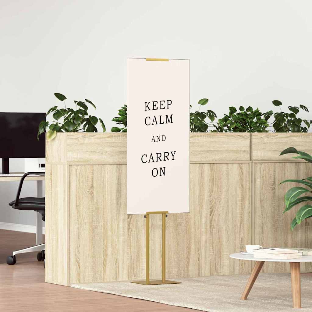 Panouri pentru Târguri 2 pcs Auriu 30 x 23,5 x 210 cm Oțel