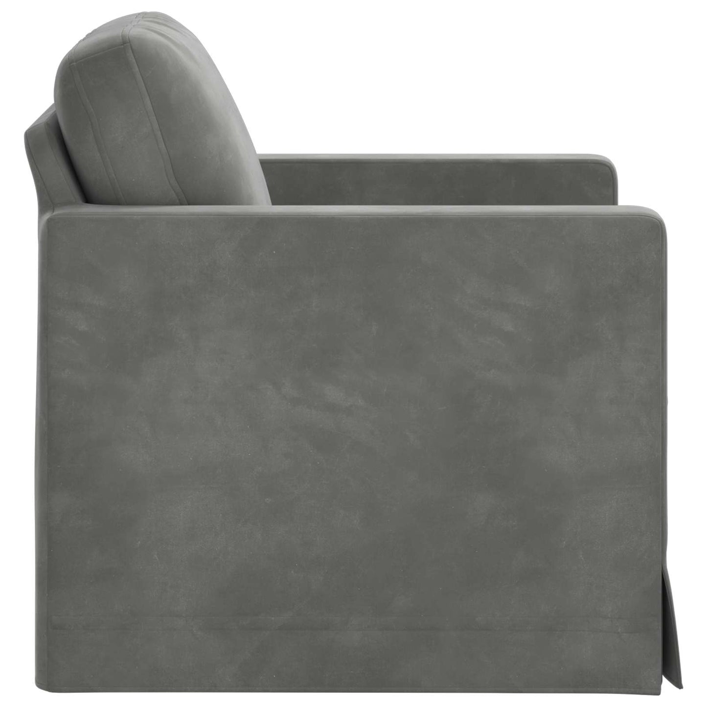 Canapea Gri închis 78 x 78 x 80 cm Catifea