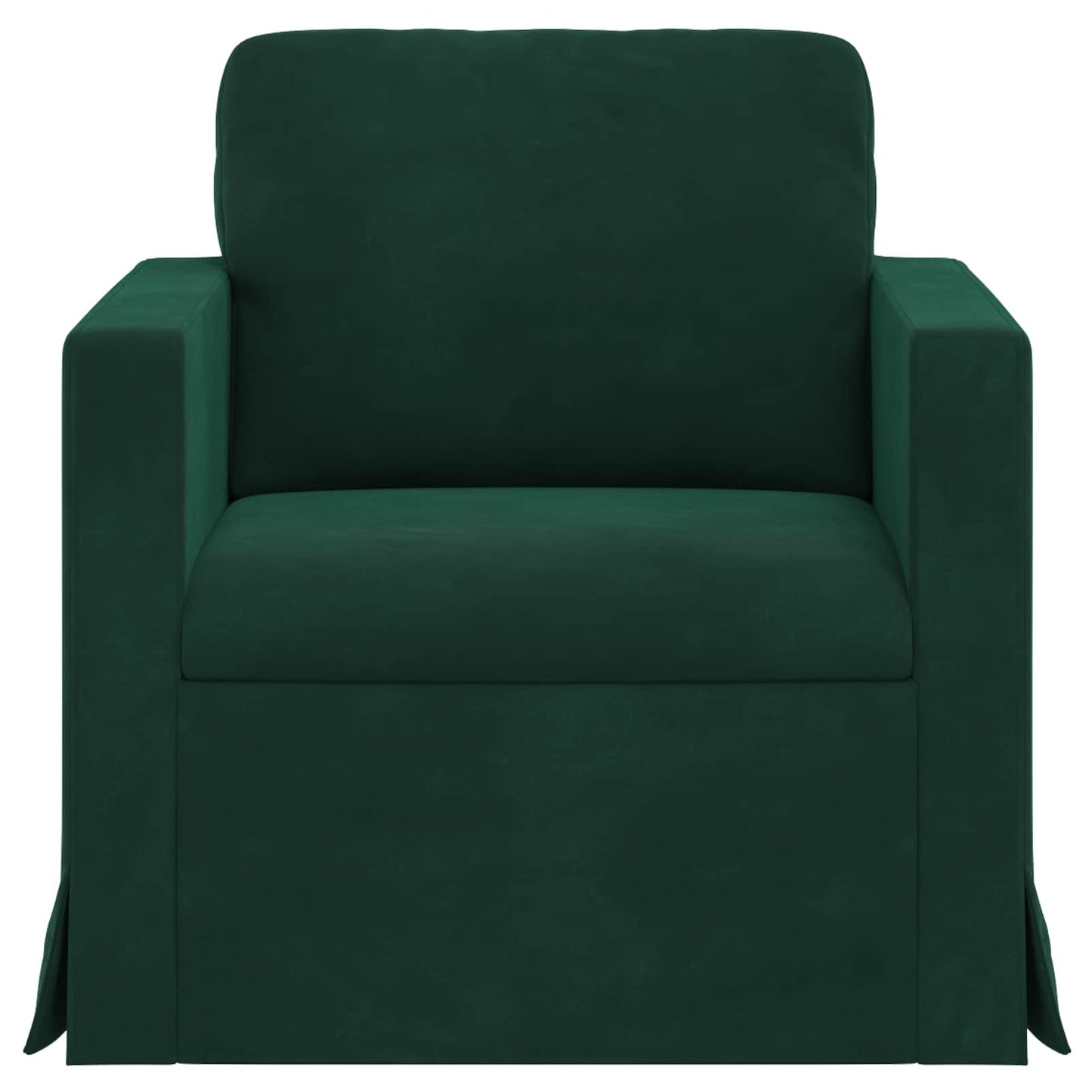 Canapea Verde închis 78 x 78 x 80 cm Catifea