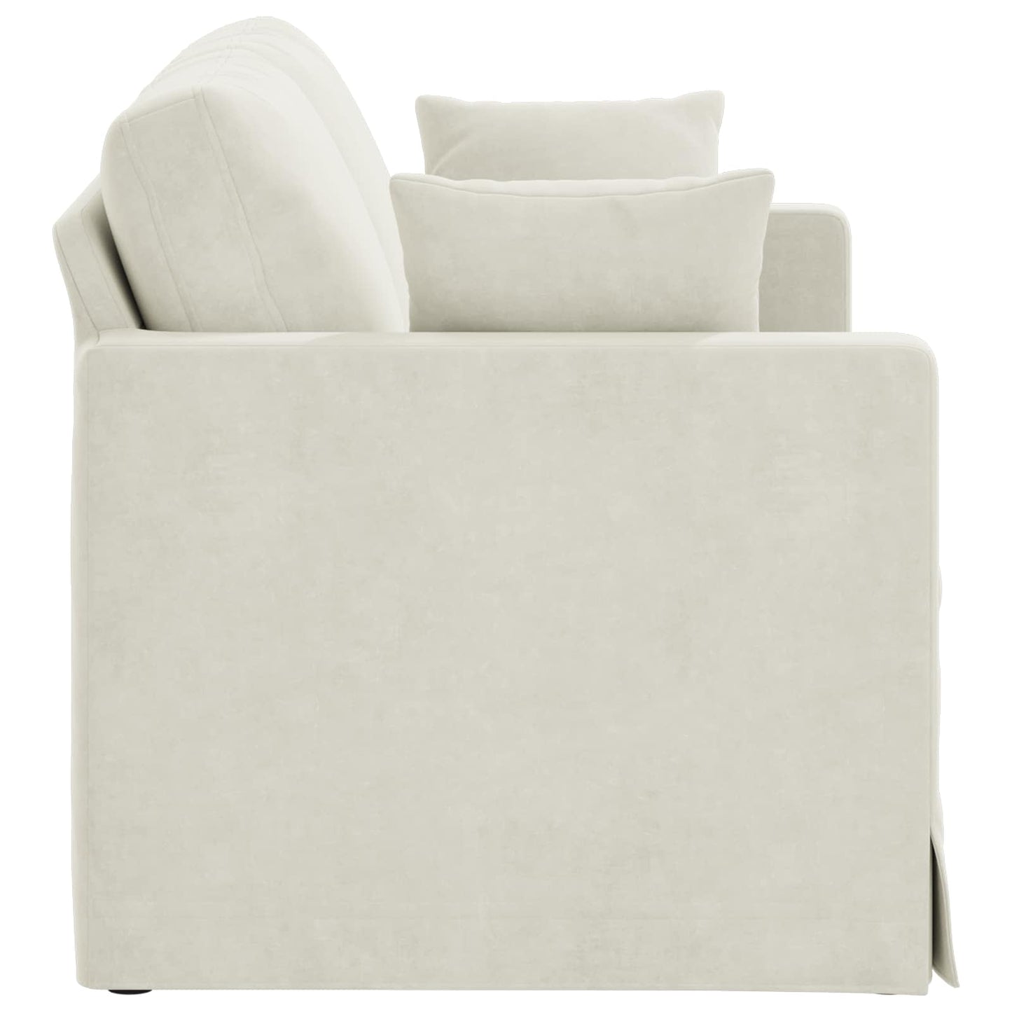 Canapea Crem 138 x 78 x 80 cm Catifea