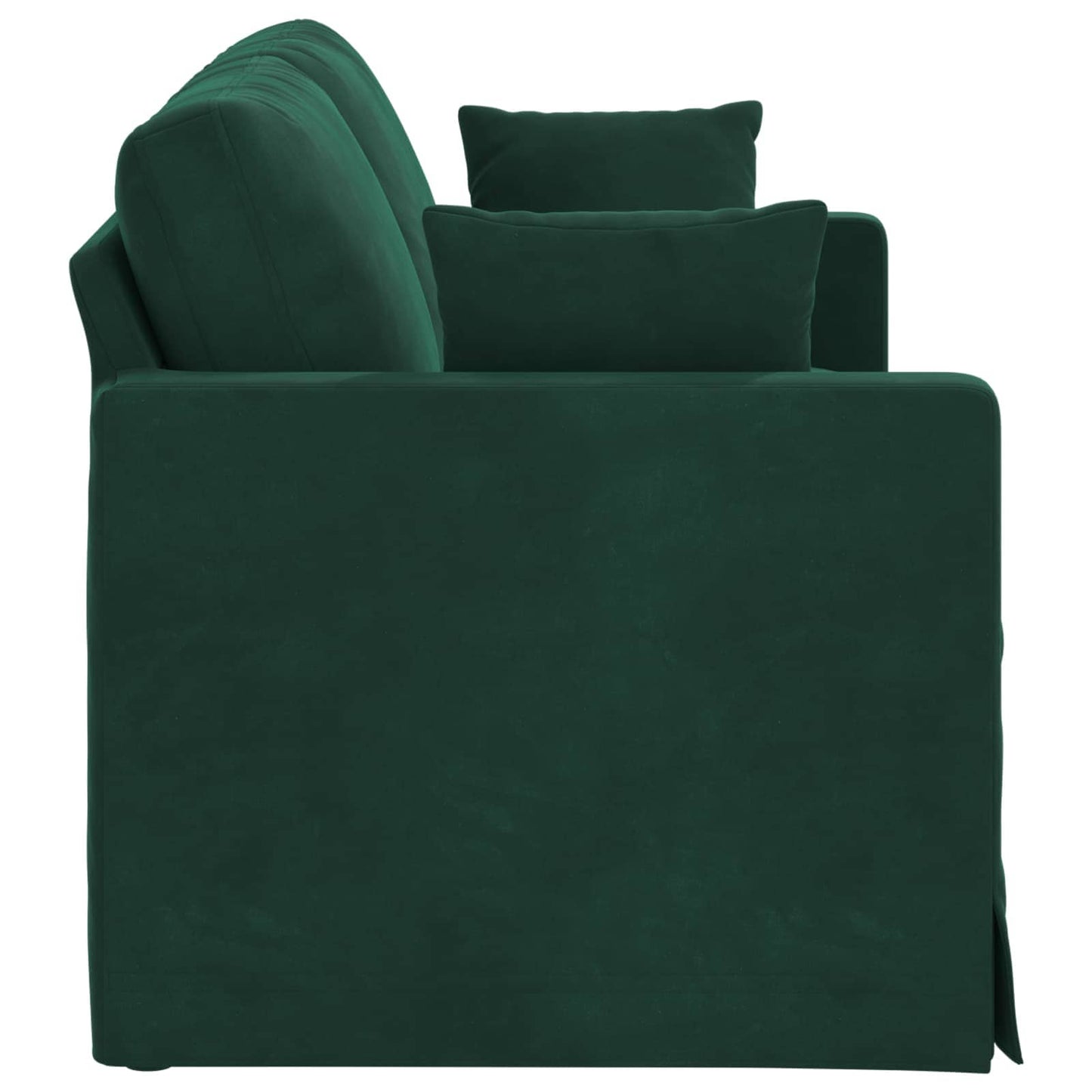 Canapea Verde închis 158 x 78 x 80 cm Catifea