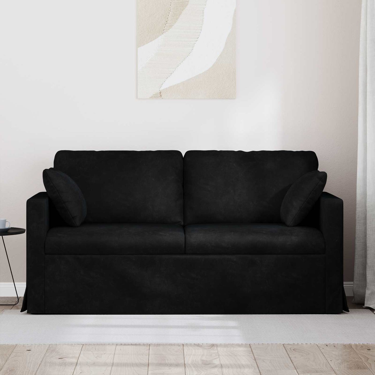 Canapea Negru 158 x 78 x 80 cm Catifea