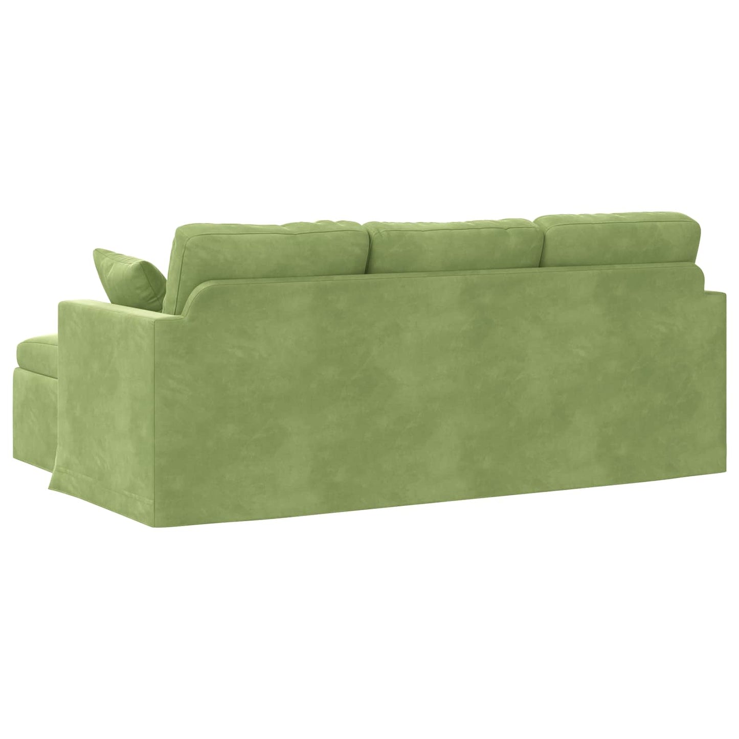 Canapea Verde deschis 198 x 134 x 80 cm Catifea