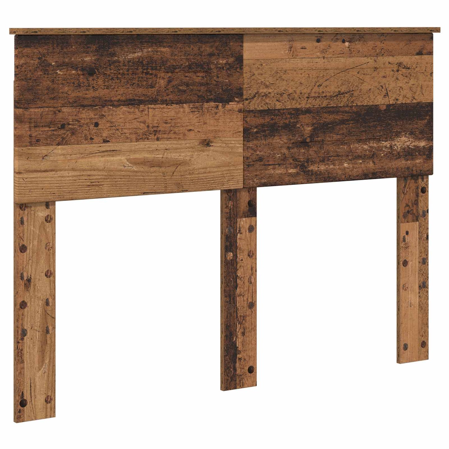 Cadru de pat cu headboard Lemn vechi 120 x 190 cm Lemn compozit