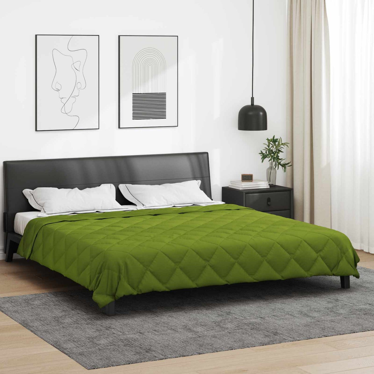 Duvet complet pe tot parcursul anului Verde 220 x 200 cm