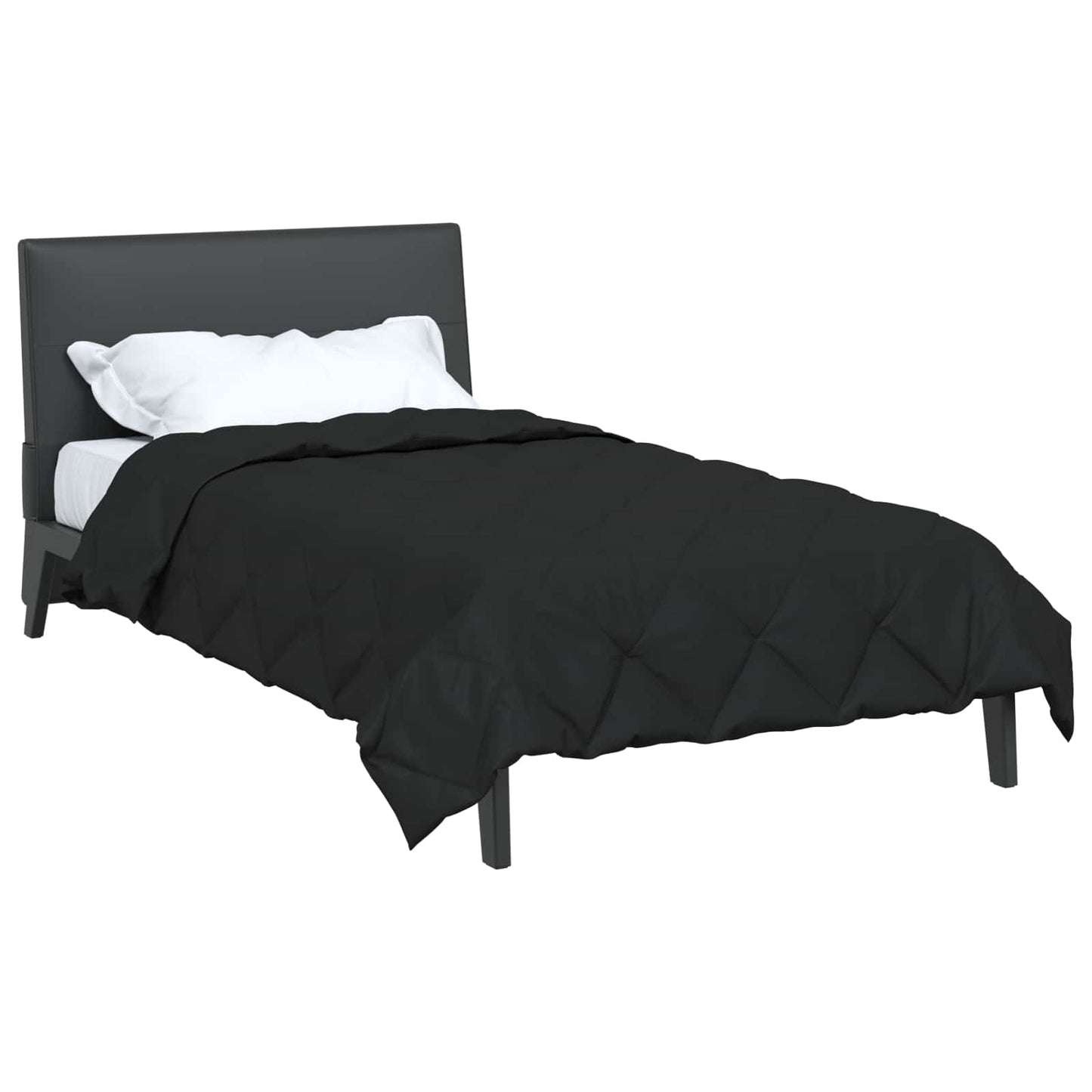 Duvet complet pe tot parcursul anului Negru 220 x 155 cm