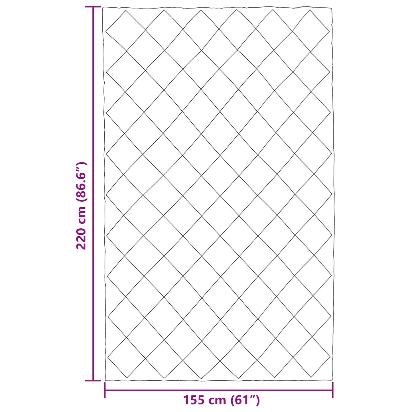 Duvet complet pe tot parcursul anului Negru 220 x 155 cm