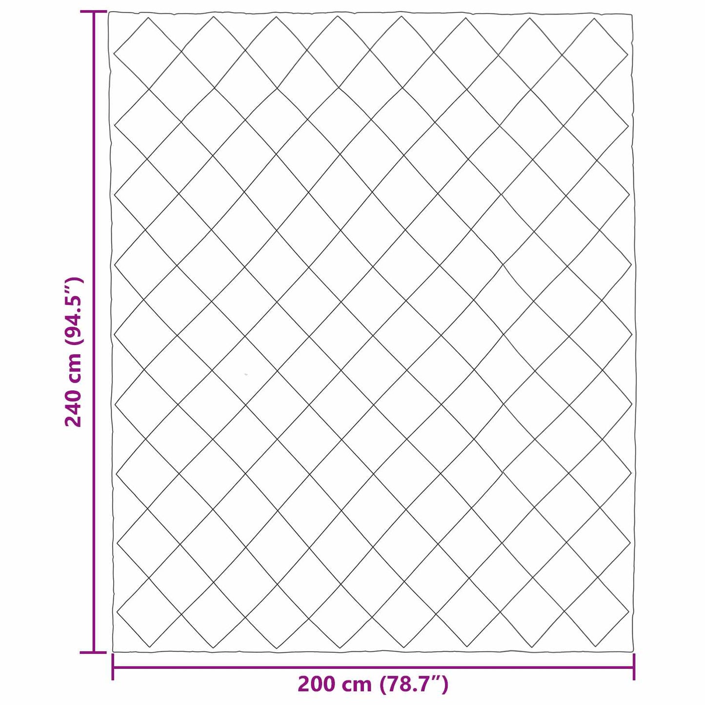 Duvet complet pe tot parcursul anului Gri deschis 240 x 200 cm