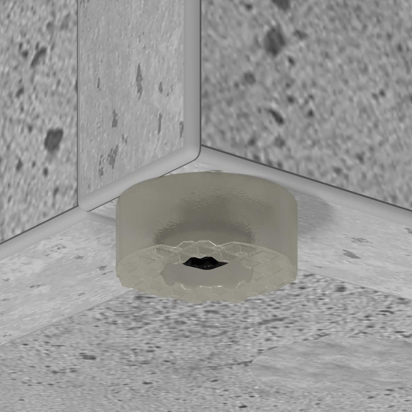 Suport pentru umbrele Gri din beton 25 x 24,5 x 64 cm