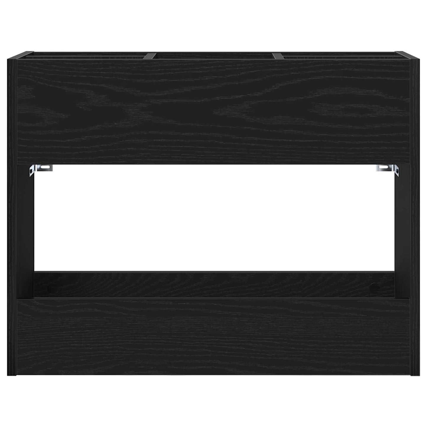 Suport pentru umbrele Stejar Negru 65 x 24 x 50 cm