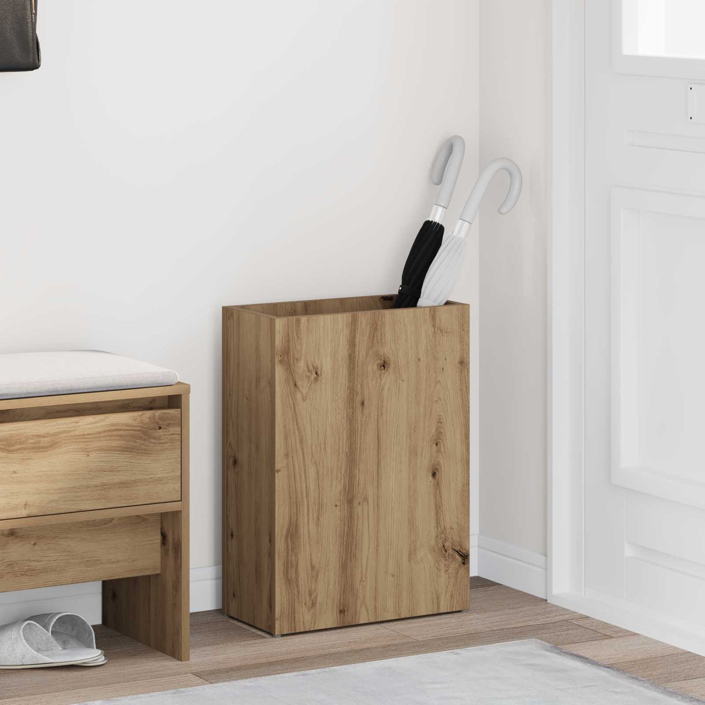 Suport pentru umbrele Stejar Artizanal 40 x 20 x 55,5 cm