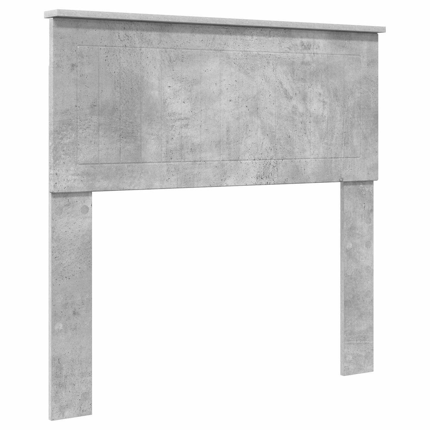 Cadru de pat Gri Concret 90 x 190 cm Lemn de pin masiv