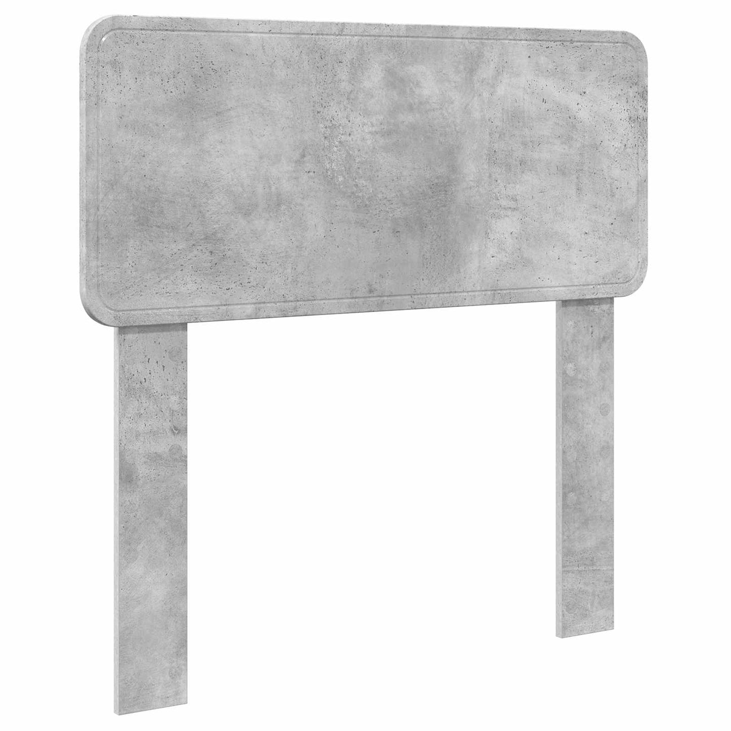 Cadru de pat Gri Concret 75 x 190 cm Lemn de pin masiv