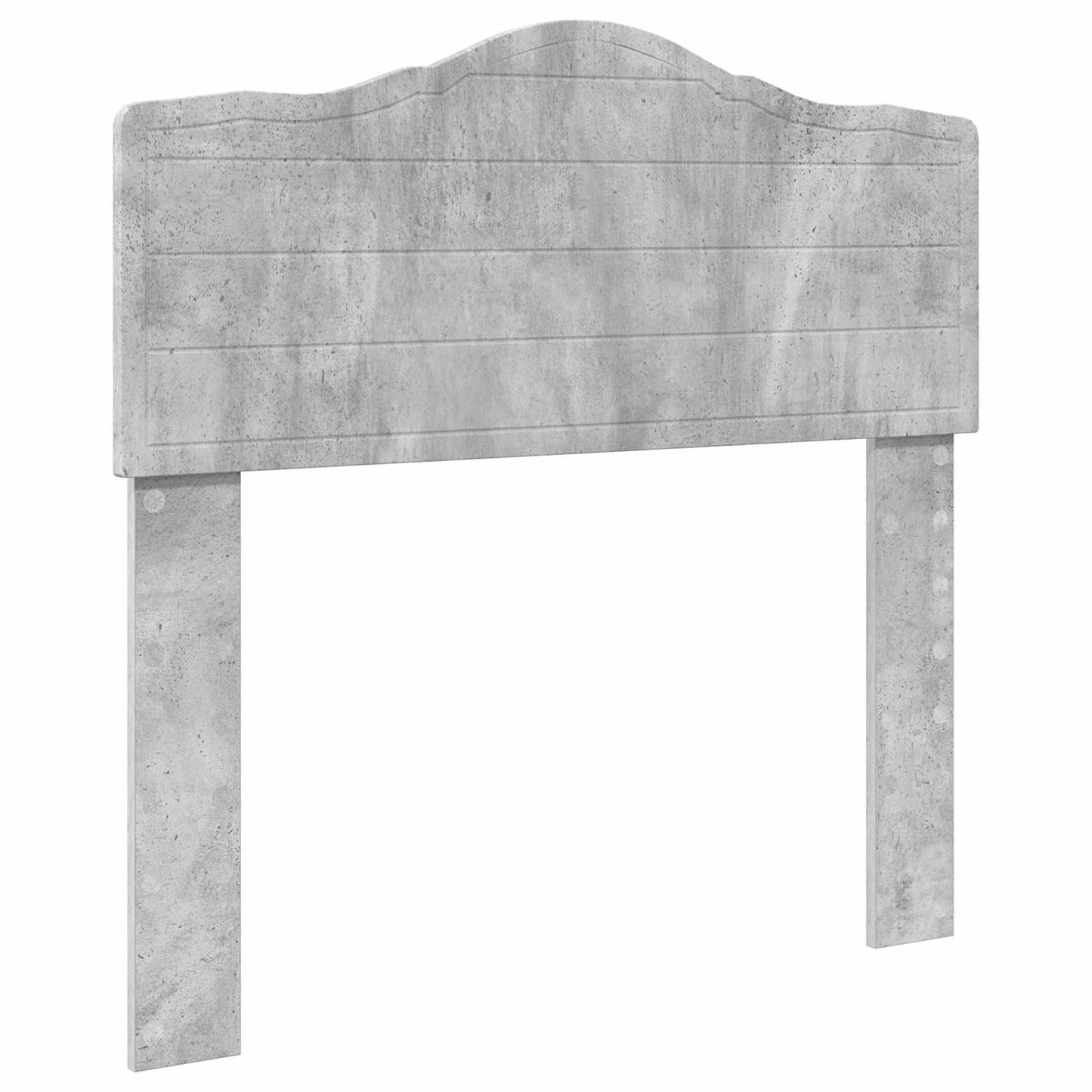 Cadru de pat Gri Concret 90 x 190 cm Lemn de pin masiv