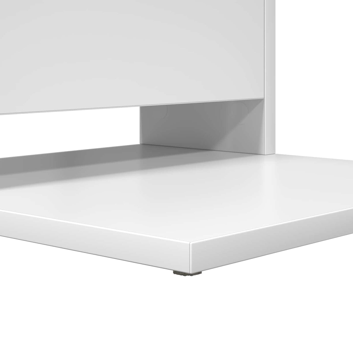 Masă laterală Alb 40 x 35 x 60,5 cm Lemn compozit