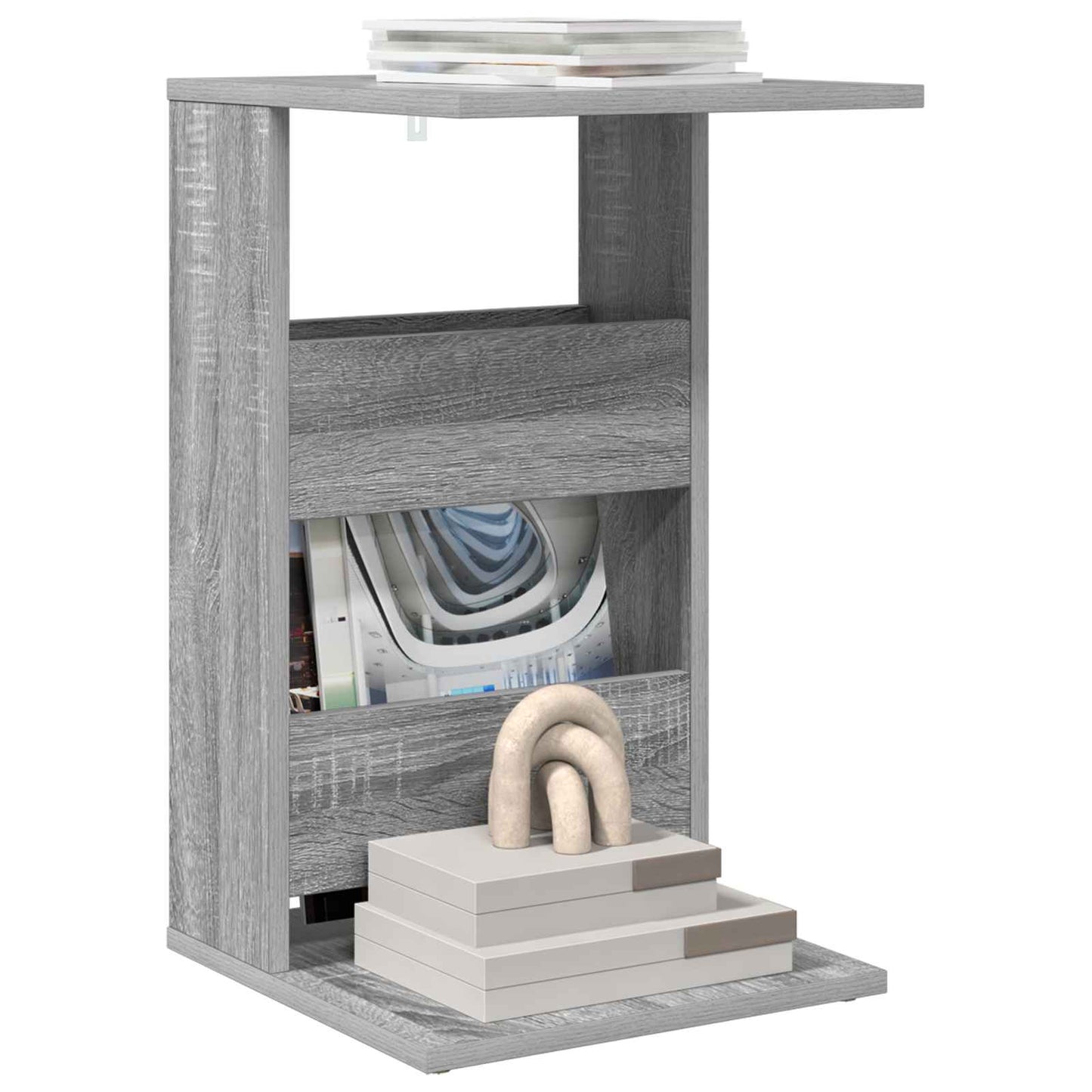 Masă laterală Gri Sonoma 40 x 35 x 60,5 cm Lemn compozit