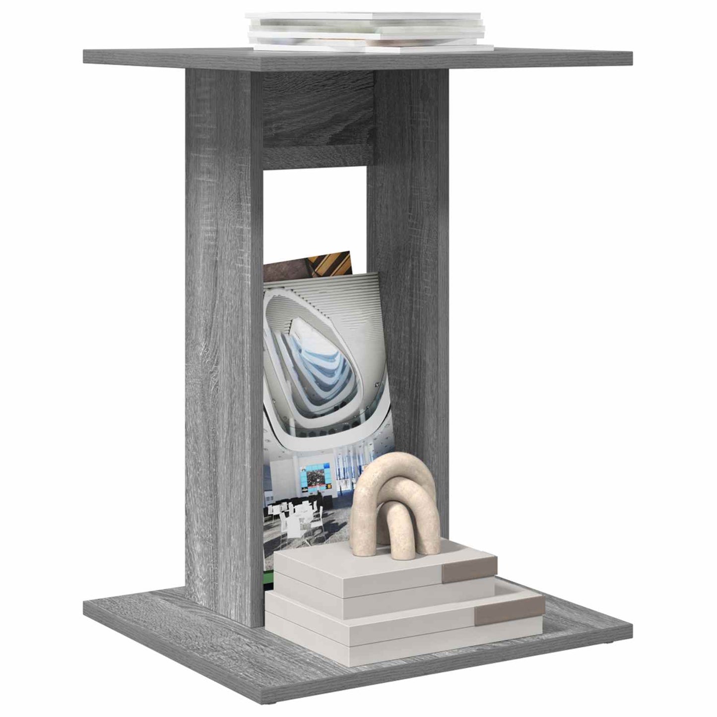 Masă laterală Gri Sonoma 45 x 40 x 62,5 cm Lemn compozit