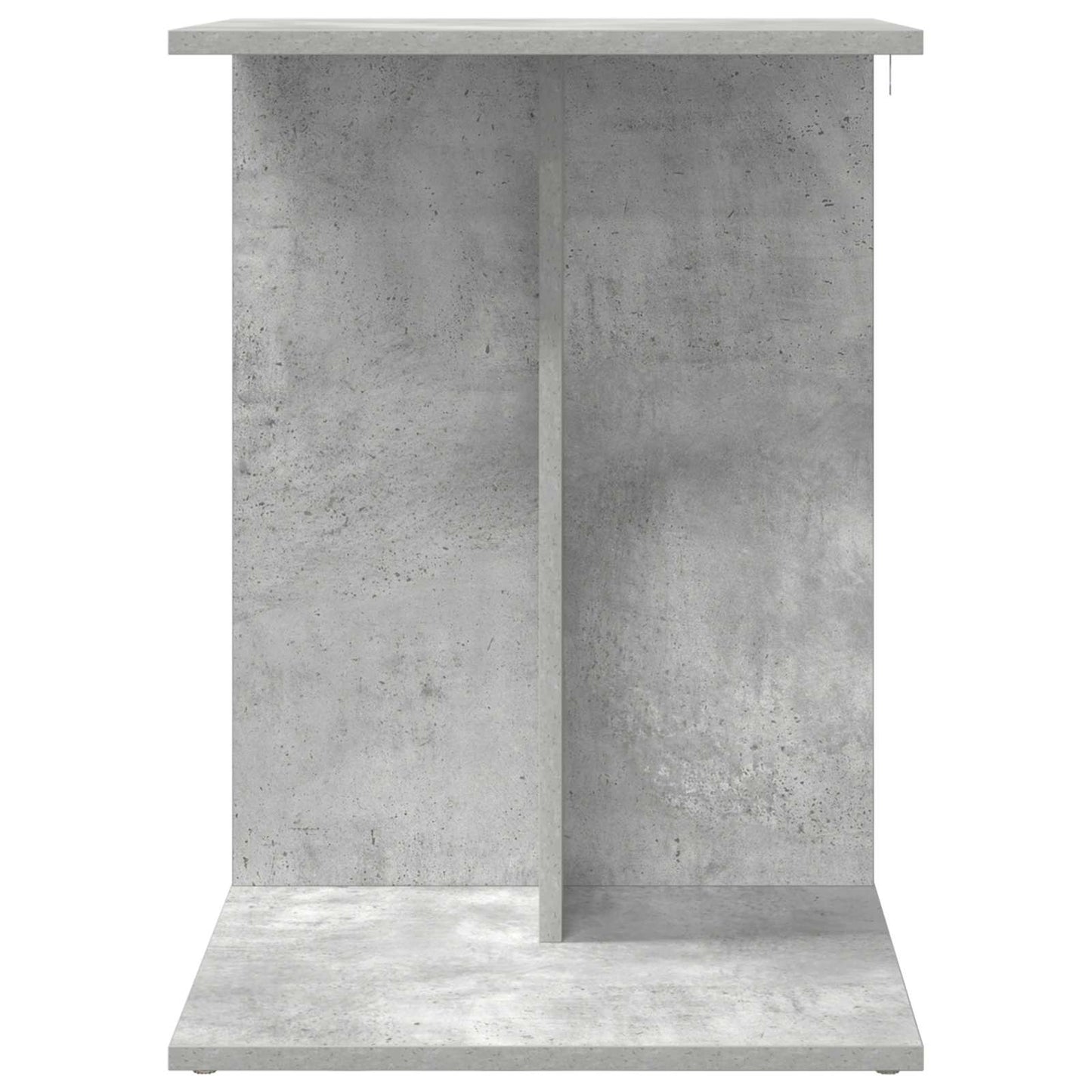 Masă laterală Gri din beton 45 x 40 x 62,5 cm Lemn compozit