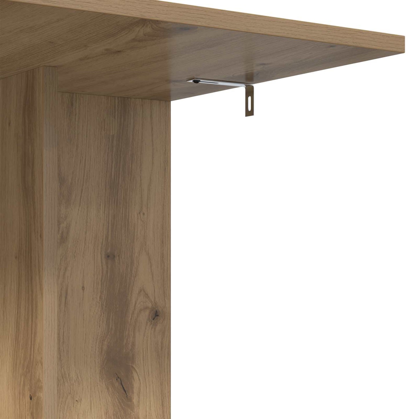 Masă laterală Stejar Artizanal 45 x 40 x 62,5 cm Lemn compozit