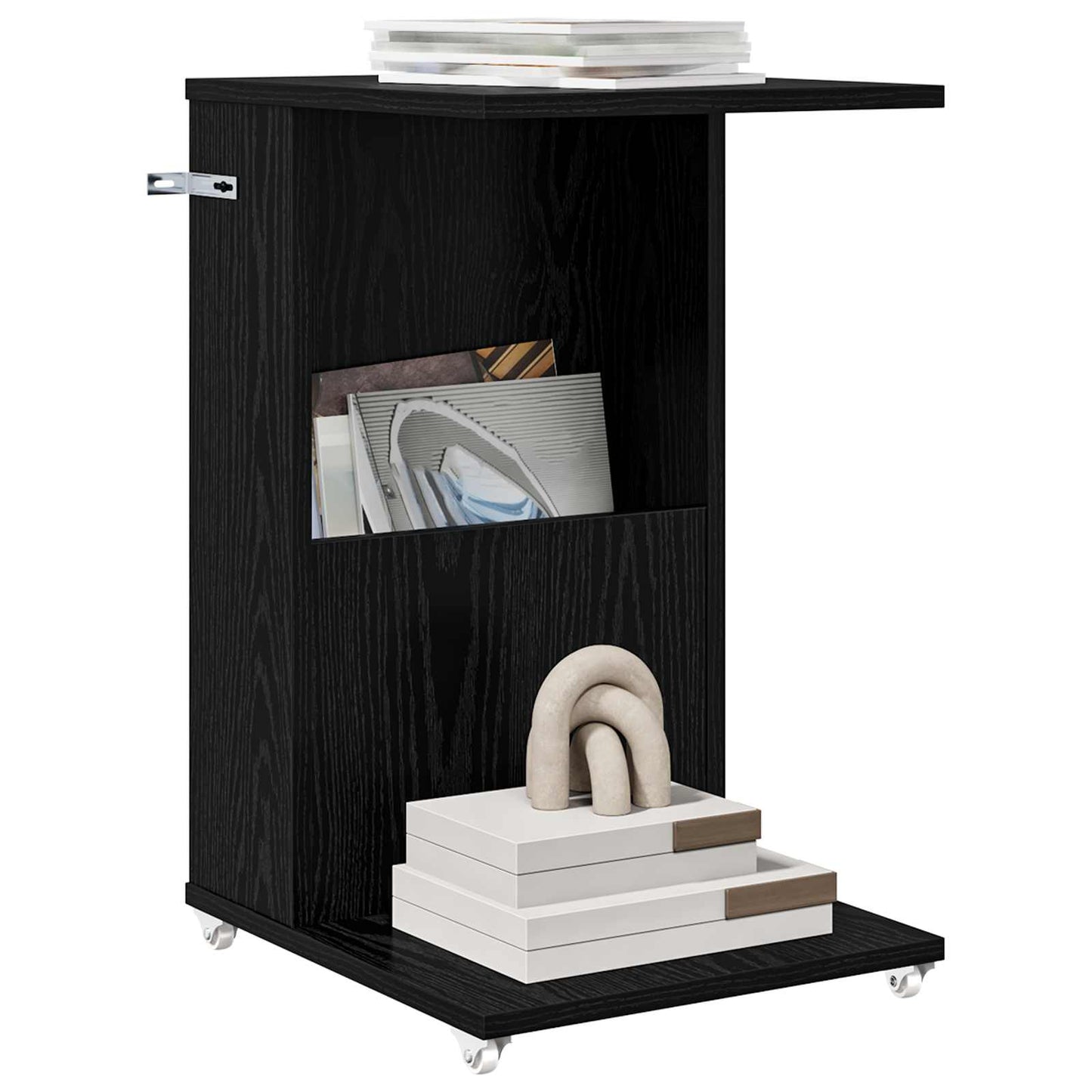 Masă laterală Stejar Negru 40 x 35 x 60 cm Lemn compozit