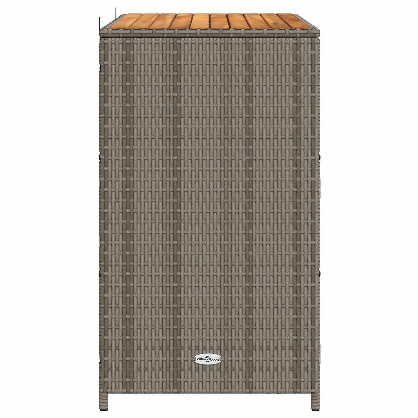 Dulap cu raft Gri 70 x 50 x 87 cm Poliester și Rattan Roly