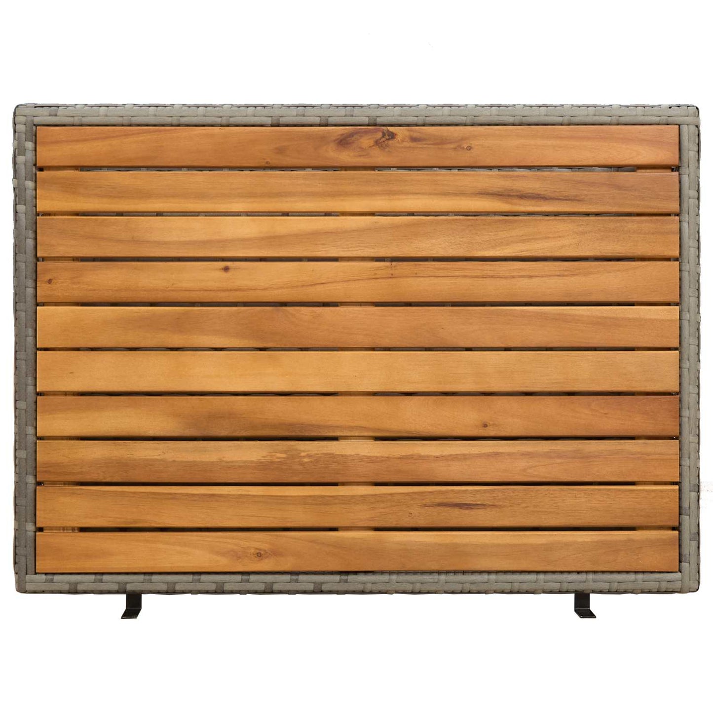 Dulap cu raft Gri 70 x 50 x 87 cm Poliester și Rattan Roly