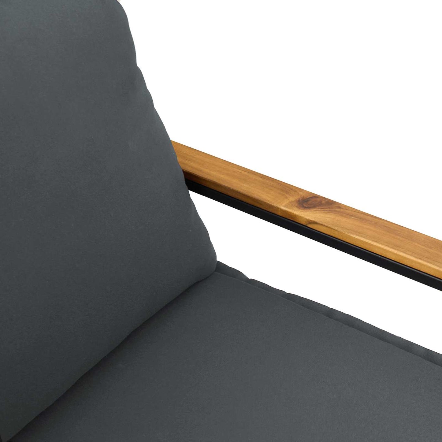 bancă cu pernă Gri și gri închis 115 x 65 x 72 cm Ratan