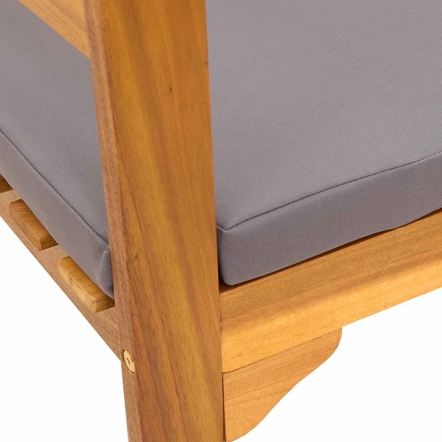 bancă cu pernă Finisaj cu ulei natural 157 x 46 x 82,5 cm