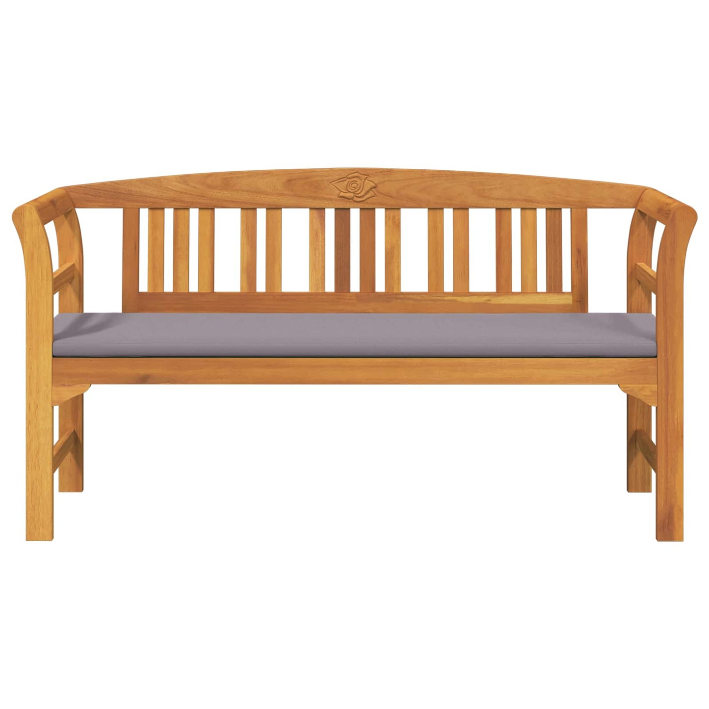 bancă cu pernă Finisaj cu ulei natural 157 x 46 x 82,5 cm